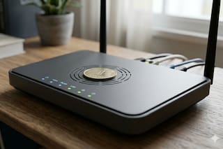 La verdad detrás de la moneda en el router de internet
