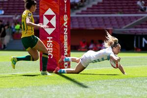 Las Yaguaretés y un duro choque contra la realidad en su intento de llegar a la elite del rugby seven