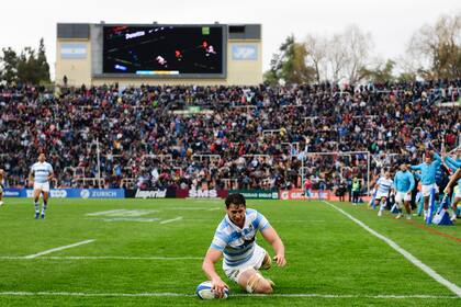 El try soñado en el Rugby Championship en su tierra, Mendoza, frente a los Wallabies