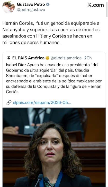 El tuit de Petro