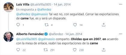 El tuit de Alberto Fernández sobre el "disparate" de no permitir las exportaciones de carne