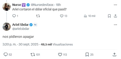 El tuit de Ariel Sbdar, CEO de Cocos Capital, por la restricción de a las billeteras virtuales y fintechs para vender dólar oficial