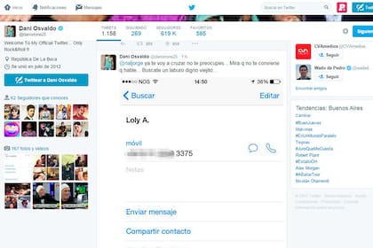 El tuit polémico de Daniel Osvaldo