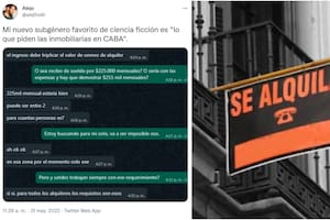 Reveló el pedido que le hizo una inmobiliaria para alquilar y su reacción se volvió viral