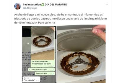El tuit sobre el microondas que se volvió viral