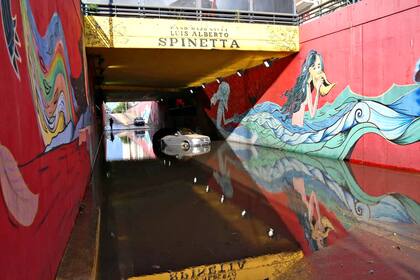 El túnel Luis Alberto Spinetta en la Avenida Congreso al 4000