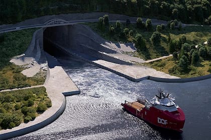 El túnel para barcos en Noruega ha sido planeado durante décadas