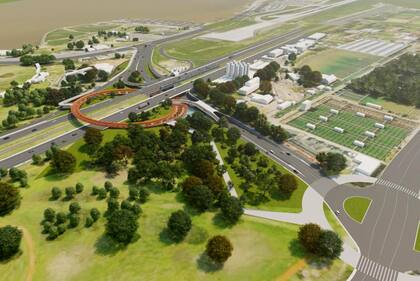 El túnel vehicular será subterráneo y el anillo peatonal estará elevado en forma de "corona"