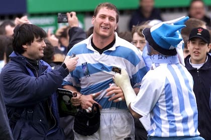 El Turco Allub fue una de las figuras del Mundial 99 y anotó un try clave en el triunfo ante Samoa