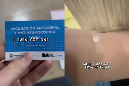 El turista estadounidense recibió la vacuna y lo mostró en TikTok