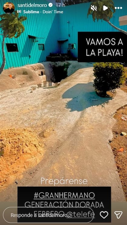 El último adelanto que había brindado del Moro sobre la nueva casa de Gran Hermano