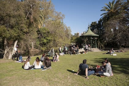 El último domingo muchos disfrutaron del sol en los Bosques de Palermo