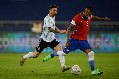 El último enfrentamiento por Copa América entre Argentina y Chile fue en Brasil 2021 y terminó en empate