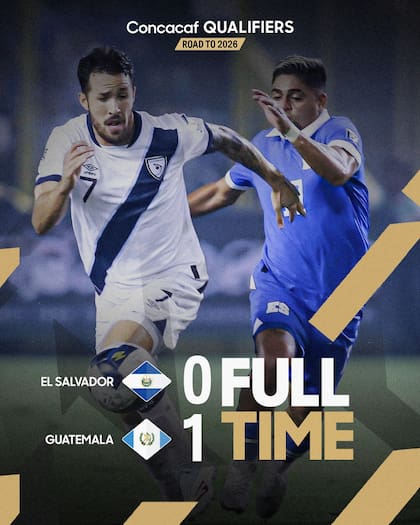 El último partido de El Salvador fue contra Guatemala (Facebook/Concacaf)
