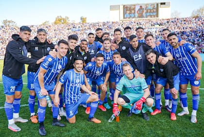 El último partido de Ezequiel Bullaude con la camiseta de Godoy Cruz fue ante Independiente