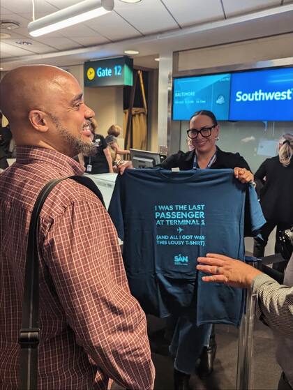 El último pasajero de la antigua Terminal 1 también viajó este 23 de septiembre