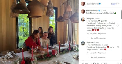 El último posteo de Mauricio Macri el 24 de diciembre del 2025, junto a su familia, antes de darse a conocer la separación con Juliana Awada