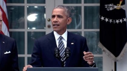 El último saludo de fin de año de Obama como presidente