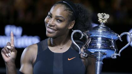 El último título de Serena, ganadora en Australia en enero pasado