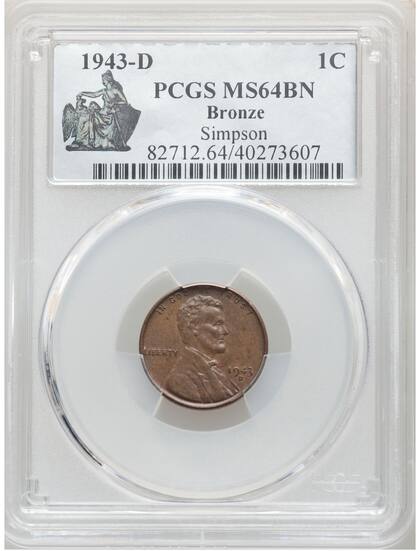 El único ejemplar conocido está calificado por PCGS como MS64BN