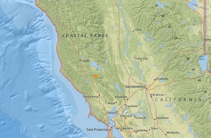 El único temblor de las últimas 24 horas en territorio continental estadounidense fue uno ocurrido cerca de The Geysers, California