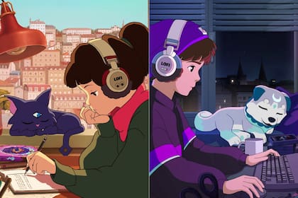 El universo de Lofi Girl se fue expandiendo y sumando nuevos personajes.