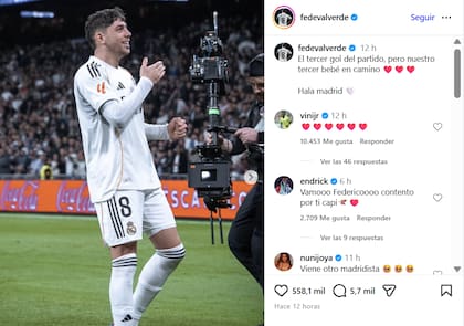 El uruguayo contó la noticia en sus redes sociales