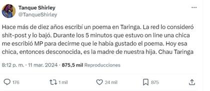 El usuario contó su historia y emocionó a todos