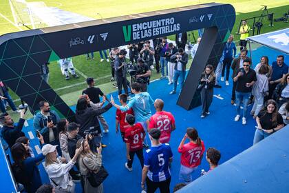 El V Encuentro de las Estrellas se celebró este viernes en el Estadio Municipal de Leganés, a 11 kilómetros de Madrid