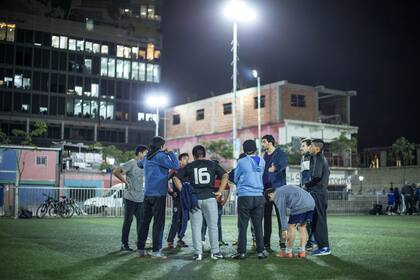 El V31 entrena en El Campito, la cancha de sintético junto al edificio del “Correo Viejo”.