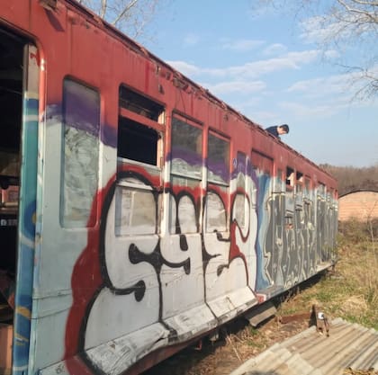 El vagón estaba deteriorado porque había permanecido en la intemperie