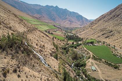 El Valle de Elqui, cerca de La Serena, en Chile