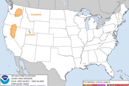 El Valle de la Muerte podría superar los 43°C durante la noche, mientras el calor se expande hacia Nevada y Arizona, con posible riesgo de incendios forestales