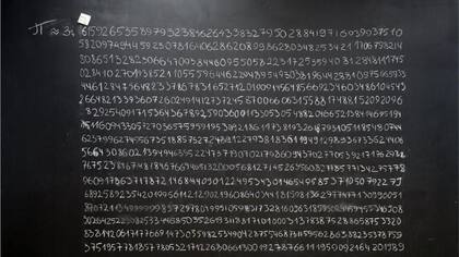 El valor constante de Pi (en la geometría euclídea) es de 3,141592…