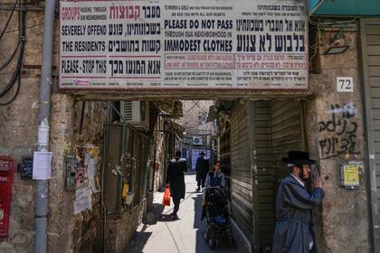 El vecindario ultraortodoxo de Mea Shearim, Jerusalén (Archivo) 