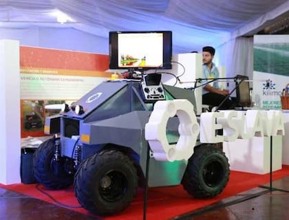 El vehículo agrícola autónomo de la firma Eslava