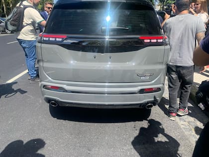 El vehículo en el que finalmente se retiró el tesorero de la AFA