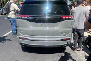 Toviggino declaró en los tribunales por presunta evasión y se fue en un auto sin patente