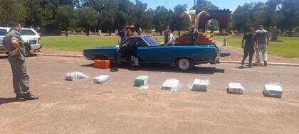 El vehículo fue interceptado por la Gendarmería