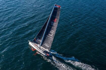 El velero "Malizia II" en acción