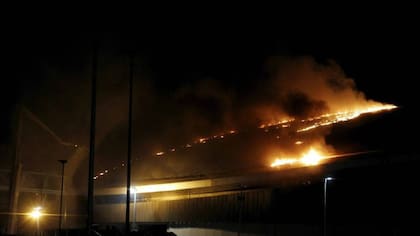 El Velódromo de Río, en llamas