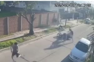 El vendedor se defendió a los golpes