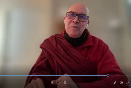 El venerable Nandisena es el representante de México ante el Consejo Mundial de Buddhismo. Conversó con BBC Mundo vía Zoom.