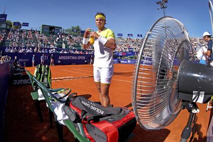 El ventilador junto a Nadal en la calurosa jornada del BALTC