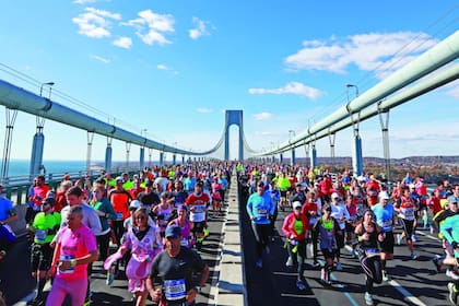 El Verrazano, la postal de la Maratón de Nueva York