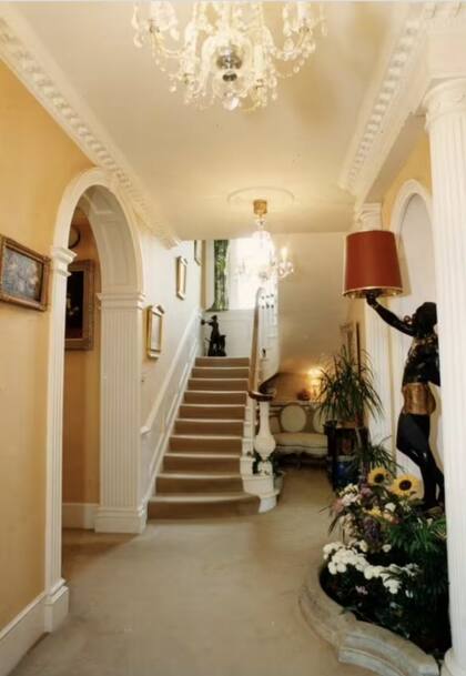 El vestíbulo del hogar de Camilla