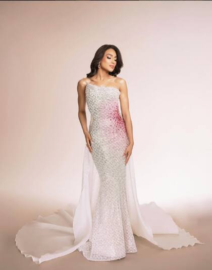 El vestido con el que Miss República Dominicana rindió homenaje a su madre fallecida (Instagram/@jenniferventura_m)