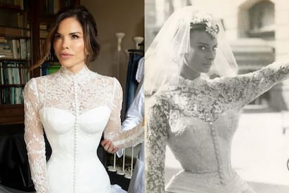 El vestido de novia de Lauren Sánchez, inspirado en el que lució Sophia Loren en la película Houseboat, de 1958