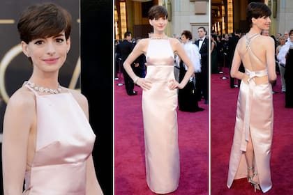 El vestido de Prada que usó Anne Hathaway para los Oscar 2013 pasó a la historia