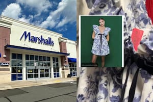 El vestido viral "Didi" se vende en forma habitual por 128 dólares, sin embargo, en Marshalls está en liquidación y lo ofrece a US$26